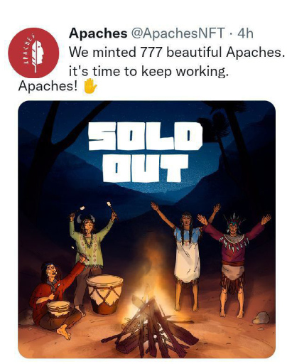 Apaches NFT - SOLD OUT!